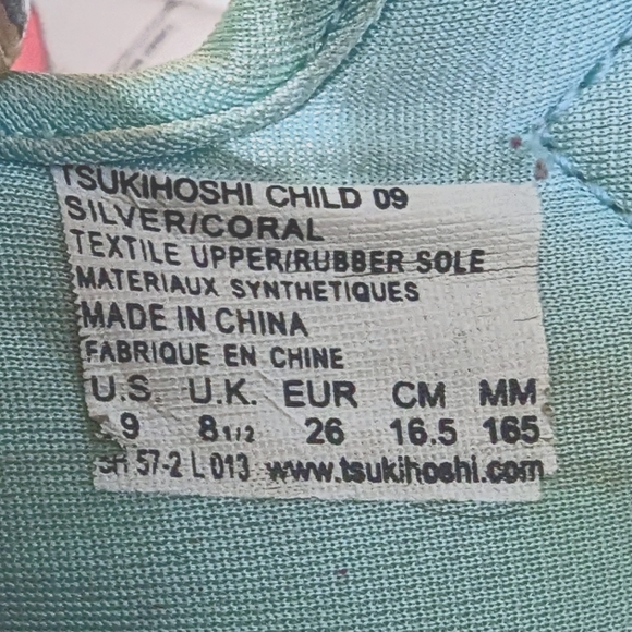 Tsukihoshi Pink Mary Jane Washable Sneakers Sz 9 - Picture 4 of 4